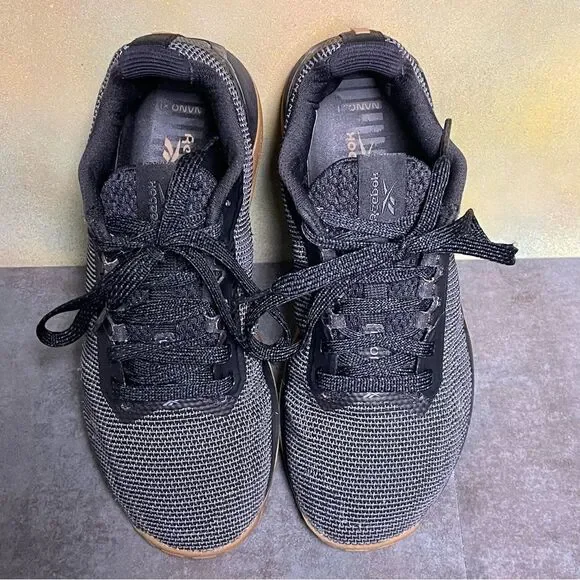 Reebok Nano X1 Women's Training Shoes Black/Gum Size 6.5 - Picture 4 of 16